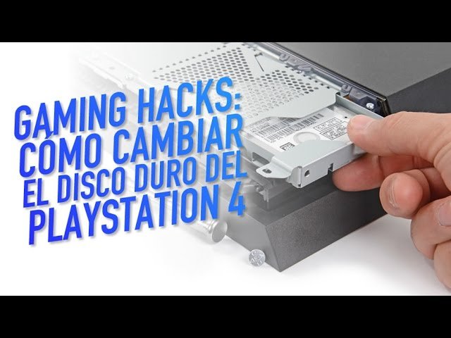 ¿Cómo es el disco duro de un play 4?