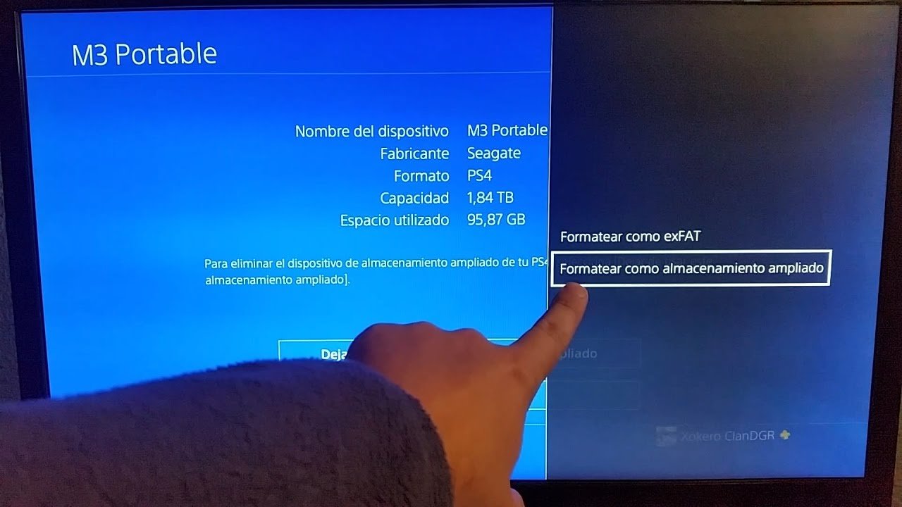 ¿Cómo formatear un disco duro externo para PS4?