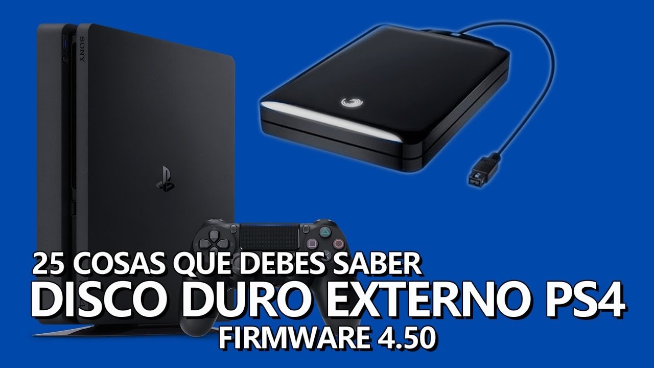 ¿Cómo saber si un disco duro externo sirve para PS4?