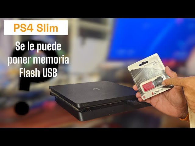 ¿Qué formato tiene que tener un USB para PS4?